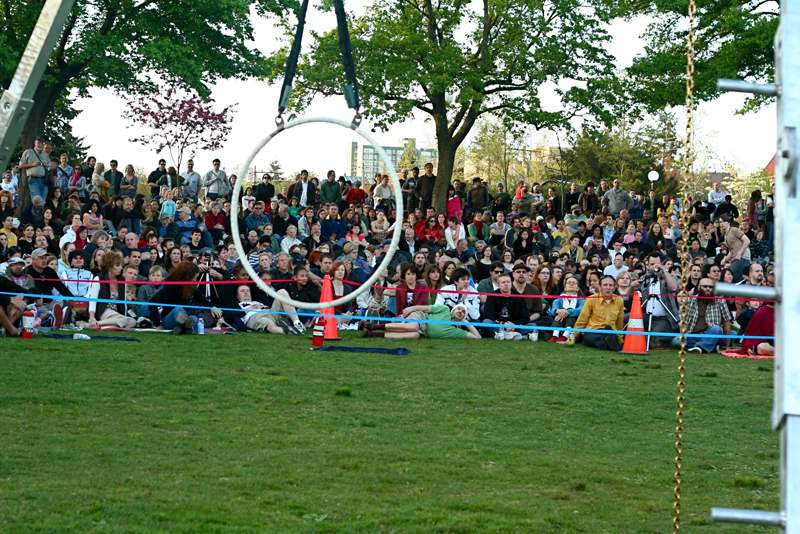 Performance troupe The Cabiri performed Daedalus Rising and celebrated their 10th Anniversary