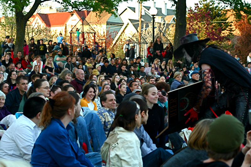 Performance troupe The Cabiri performed Daedalus Rising and celebrated their 10th Anniversary
