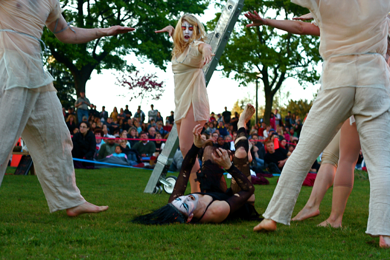 Performance troupe The Cabiri performed Daedalus Rising and celebrated their 10th Anniversary