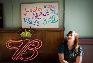 Vanessa at the Crosswalk Bar.