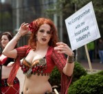 These lovely ladies turned out to advocate for single-payer health care outside