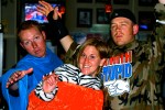 On Friday, April 24, dozens of snuggie-clad Seattleites descended on Ballard pubs