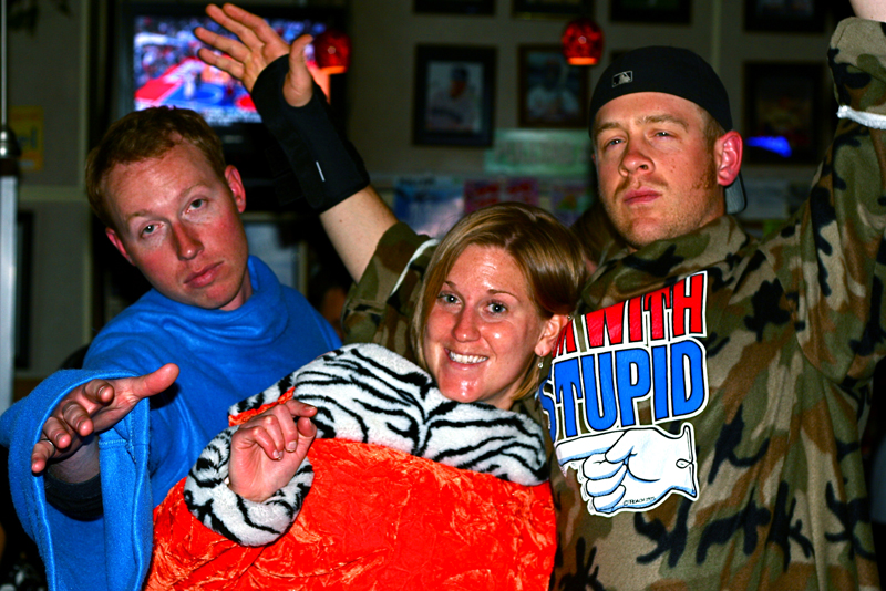 On Friday, April 24, dozens of snuggie-clad Seattleites descended on Ballard pubs