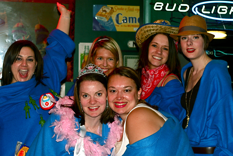 On Friday, April 24, dozens of snuggie-clad Seattleites descended on Ballard pubs