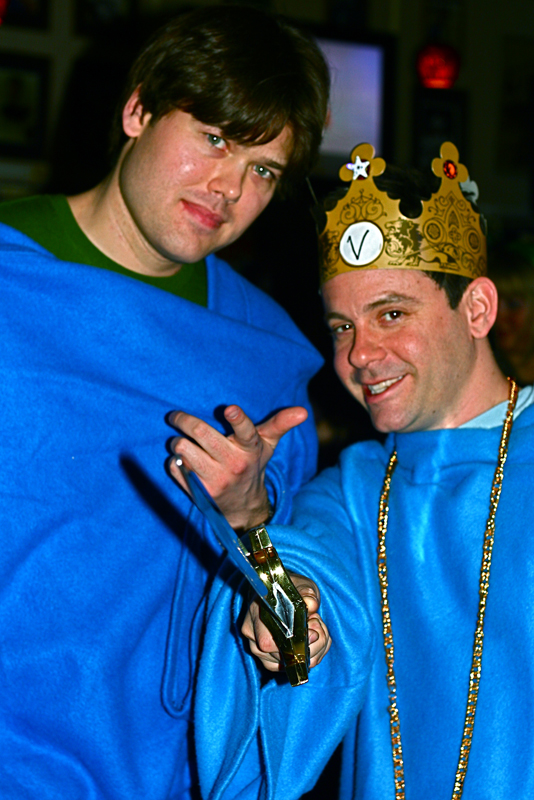 On Friday, April 24, dozens of snuggie-clad Seattleites descended on Ballard pubs