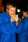 On Friday, April 24, dozens of snuggie-clad Seattleites descended on Ballard pubs