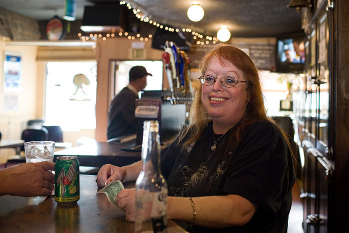The Back Door Pub is a bar that caters to Seattle's pirates.A  Tracey, their beloved bartender, recommends trying her famous cannon blast rum drink.