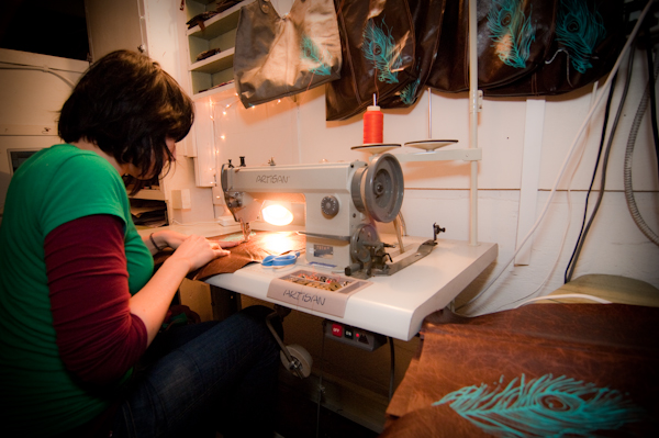 And suddenly the part-time seamstress became a full-time bag lady, serving orders all over the world.