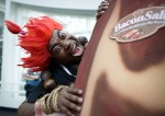 ComiCon 2009 proved rife with intriguing characters including Akuma as he tries to eat some Bacon Salt.