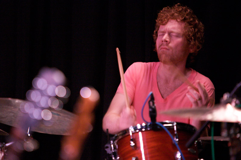 Passionate drumming.