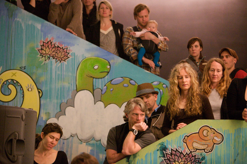 And lined the stairs.