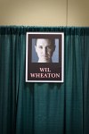 The booth of actor/blogger Will Wheaton.