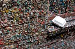The Post Alley gum wall, securing some left over lunch in Tuesday's Photo of the Day.