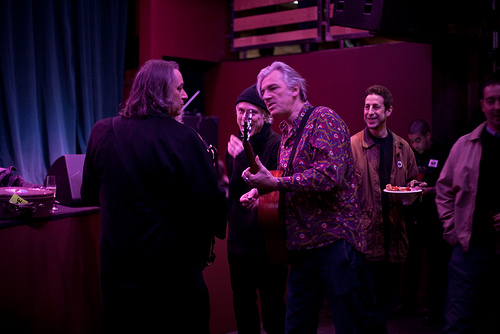 And Peter Buck stopped in to say hello.