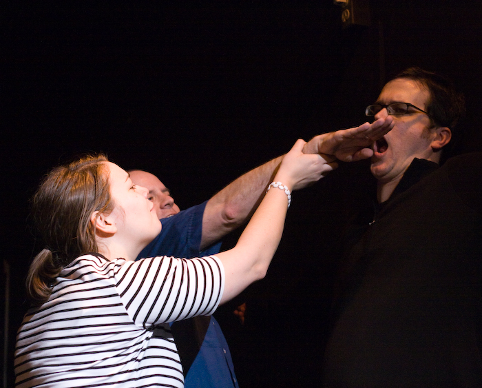 Blood Squad supplies the horror movie clichAcs, impossible killing sprees and an entire plot. That's everything except the blood, your imagination supplies that.