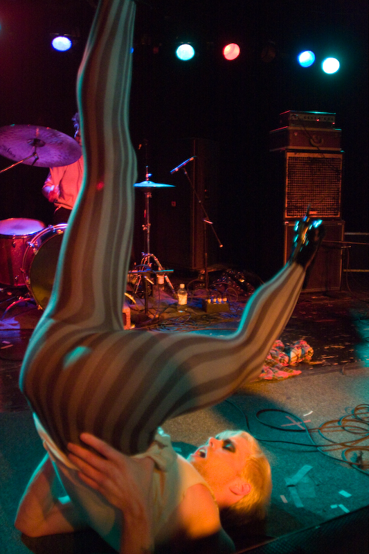 Semi Precious Weapons more than warmed things up before the girls took the stage.