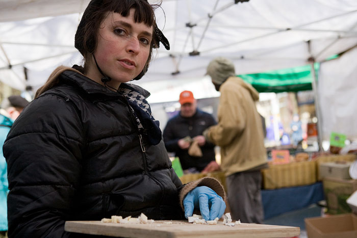Cheese goddess from the Mt. Townsend Creamery.A  Words don't describe how good their cheese was.