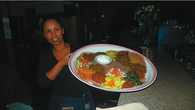 Saba: IaE™ve long believed the best way to order off a menu from a country you donaE™t know well is to find the most unfamiliar items, point, and hope you donaE™t completely butcher the pronunciationaE”which of course, you will. Sitting in the bar at Saba, I go for it. aEœUm, gored gored?aE I request. The waitress raises an eyebrow. aEœItaE™s raw,aE she tells me over the sound of Ethiopian music videos playing on a television overhead. I pause for a moment before I decide the stick with the plan. aEœThataE™s okay,aE I assure her, adding an order of spicy lentils and kikle alicha, a spicy lamb stew, just in case. It turns out the beef is lovely and tender, featuring just enough spiced heat to keep it interesting without overwhelming the meat itself. Of course, the lamb and lentils are delicious as well and scooping it all up in the spongy injara is a unique joy for people whose grandmother insisted on exquisite table manners. Note by LAURA ONSTOT; Serves: lunch and dinner. 110 12th Ave., 328-2290. CENTRAL DISTRICT