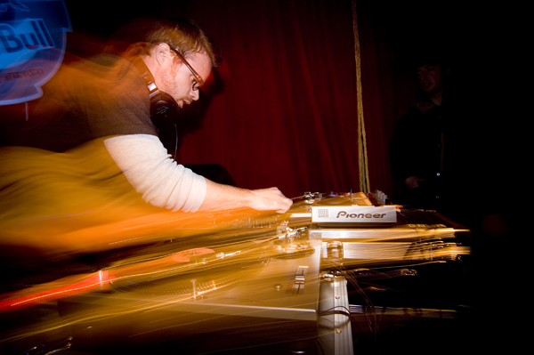 DJs, including Nu Mark, John Doe, Jake One, and Supreme La Rock,