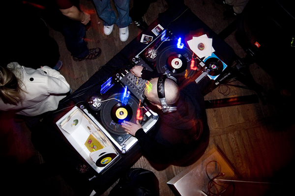 DJs, including Nu Mark, John Doe, Jake One, and Supreme La Rock,