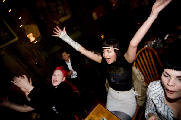 Back home, the peeps were all grins.