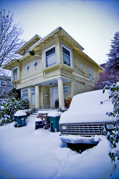 The sleds, the dogs, the people, and the air mattresses. All photos