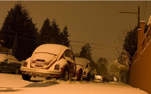 Reader Lee Wolfe was up at 5 a.m. in Maple Leaf grabbing a few shots.