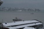 A chilly Elliott Bay.