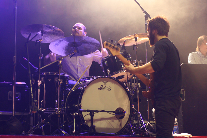 The camera-shy Killers (they didn't allow pics) headlined The End's annual Christmas