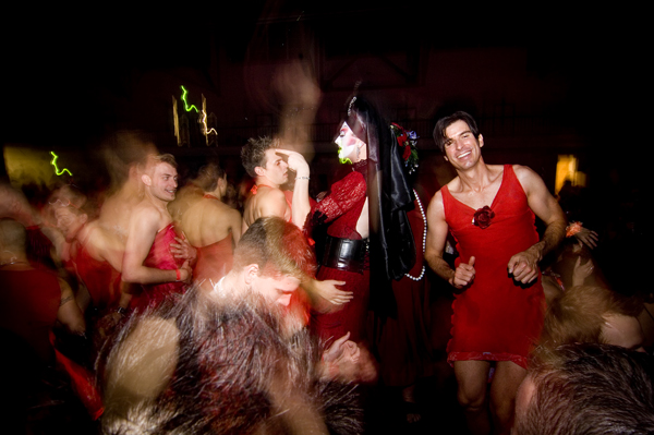 The only rule at the First Annual Seattle Red Dress Party ,