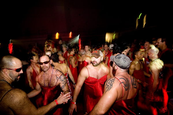The only rule at the First Annual Seattle Red Dress Party ,