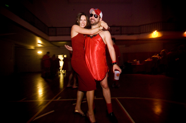 The only rule at the First Annual Seattle Red Dress Party ,