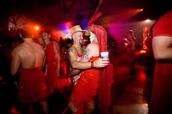 The only rule at the First Annual Seattle Red Dress Party ,