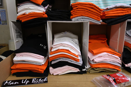 Kris Bjork's full-time business is an embroidery company, Logos NW, which she