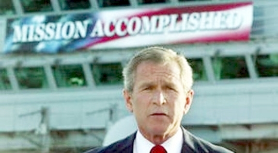 Mission Accomplished, Aboard the USS Abraham Lincoln, May 1, 2003