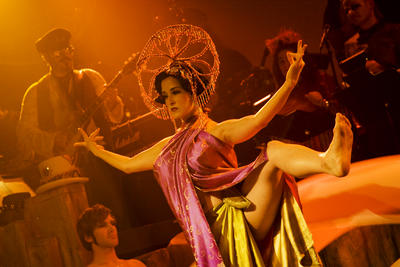 Burlesque + Zeppelin at The Triple Door: The latest brainchild from Seattle's Swedish Housewife production company, House of The Unholy #2 picks up right where last year's burlesque Zeppelin tribute left off.