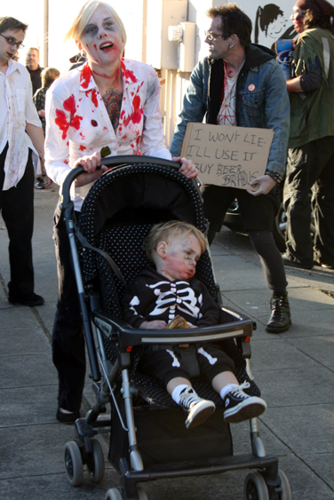 The Fourth Annual Seattle Zombie Walk took place in West Seattle on