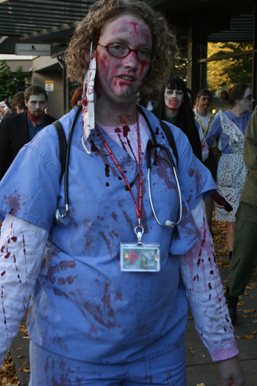 The Fourth Annual Seattle Zombie Walk took place in West Seattle on