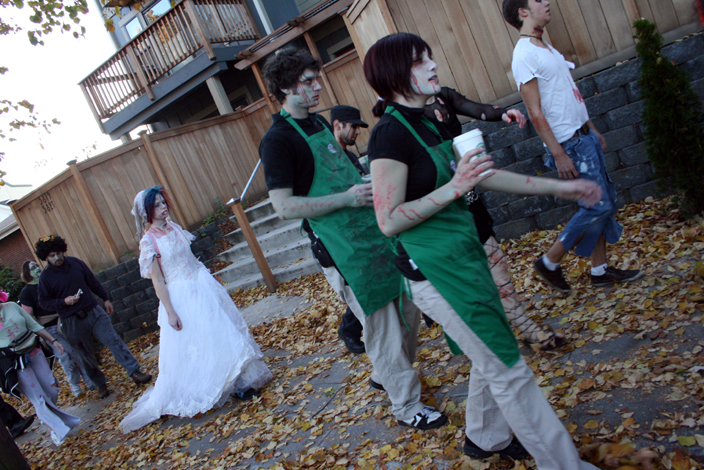 The Fourth Annual Seattle Zombie Walk took place in West Seattle on