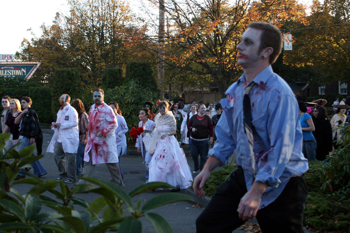 The Fourth Annual Seattle Zombie Walk took place in West Seattle on