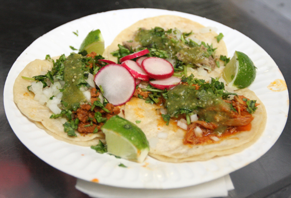 Fremont's Burlesque Tacos: No Joke, Serious Eats: When I was first tipped off to a burlesque taco truck, I wasn't quite sure how to respond. Having grown up in Eastern Washington, I'm no stranger to the taco wagon aE” but figuring out how to factor burlesque into the equation was a challenge. Bad jokes were in abundance.