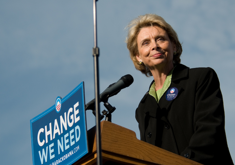 And, hailing from Olympia, Gov. Chris Gregoire, who endorsed Sen. Obama at KeyArena in February.