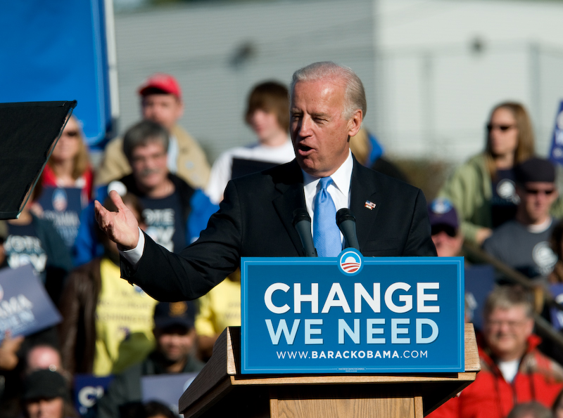 Oh, Biden! The Senator was the main attraction at Sunday's function at the home of the Tacoma Rainiers.