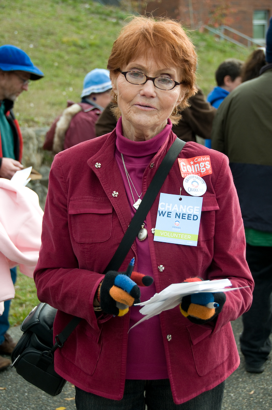 VP hopeful Sen. Joe Biden appeard at Tacoma's Cheney Stadium, Sunday, along