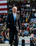 VP hopeful Sen. Joe Biden appeard at Tacoma's Cheney Stadium, Sunday, along