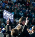 VP hopeful Sen. Joe Biden appeard at Tacoma's Cheney Stadium, Sunday, along