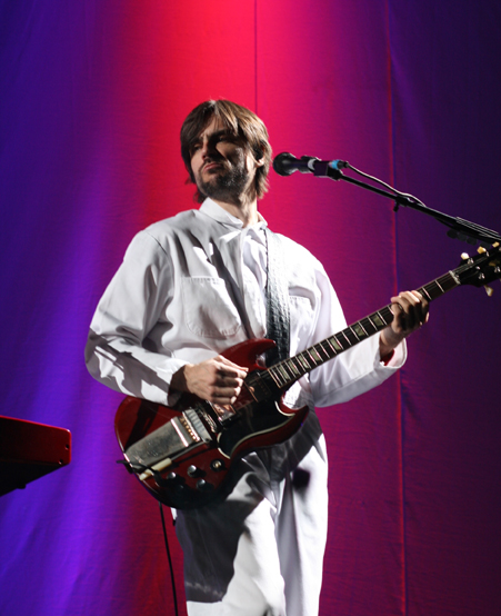 A handful of contest winners performed a pair of songs with Weezer,