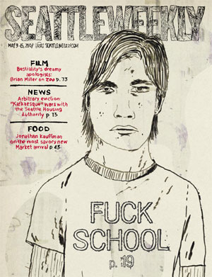 We caught a bit of heat for this cover. Editor Mark Fefer responded to reader letters and phone calls in our blog, The Daily Weekly.