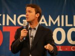 John Edwards, the man with the $400 haircut, came through Seattle on May 1. You can listen to his entire speech here.