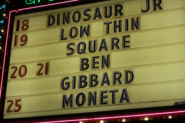 Death Cab For Cutie's frontman played a sold-out set at the Showbox